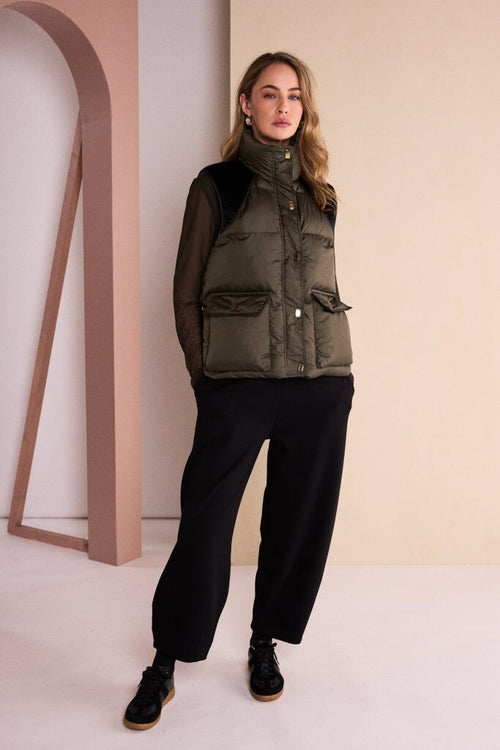 Naya Balloon Shape Trousers NAW26144 with pull-on waist and darted hem