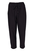 Naya Drawstring Trouser Black NAW26116 front view
