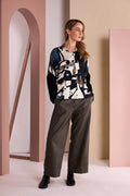 Naya Print Button Through Shirt NAW26320 front view