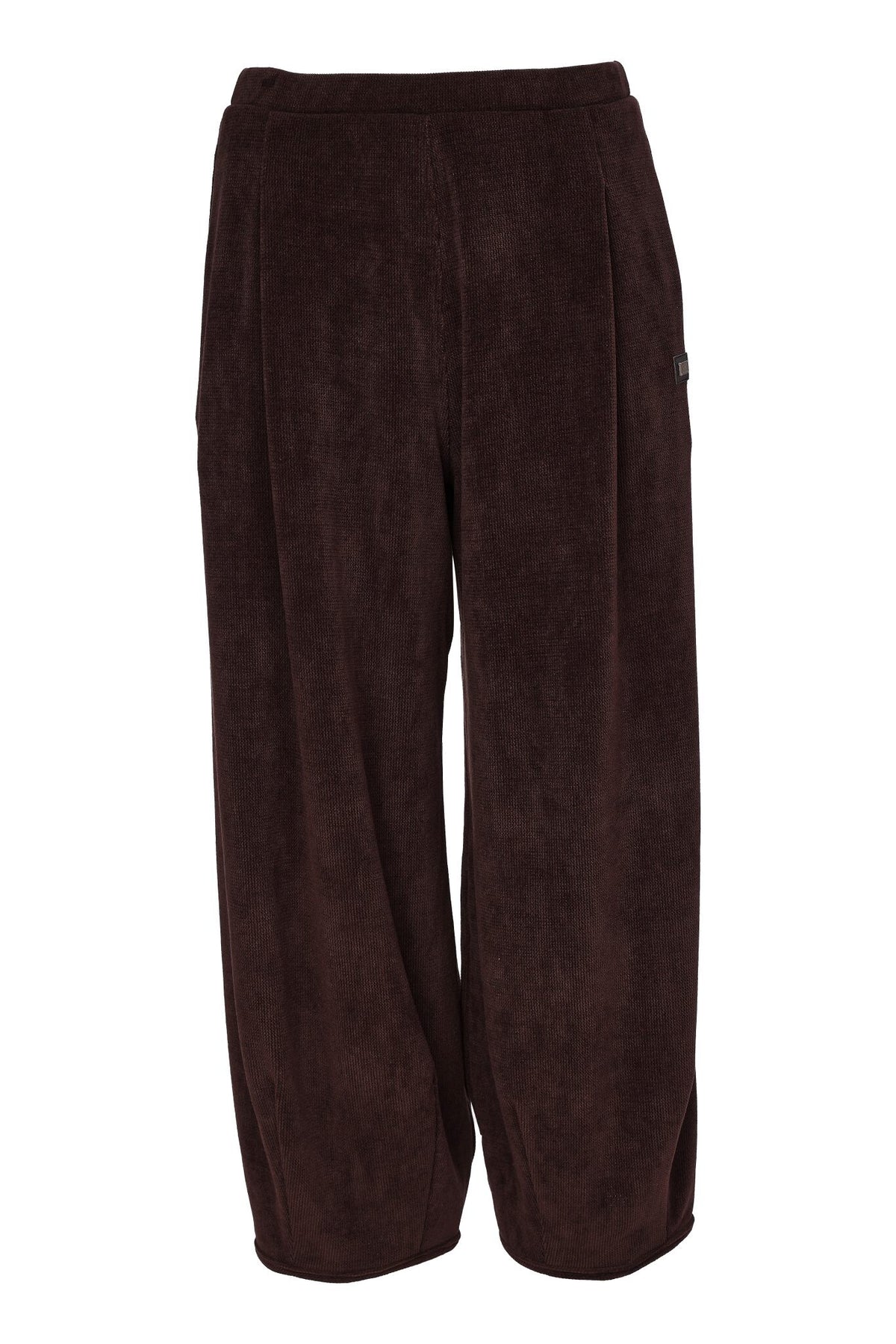 Naya NAW26252 soft cord pull-on trousers with tapered binding hem
