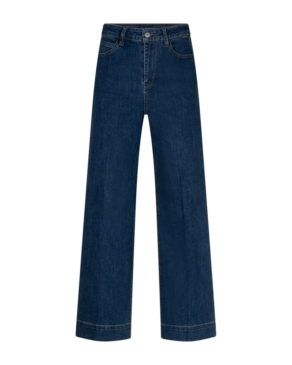 Red Button Conny Jeans Dark Blue Used L28 & L30 front view with high rise waist and wide legs